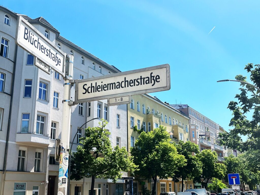 Blücherstraße and Schleiermacherstraße
