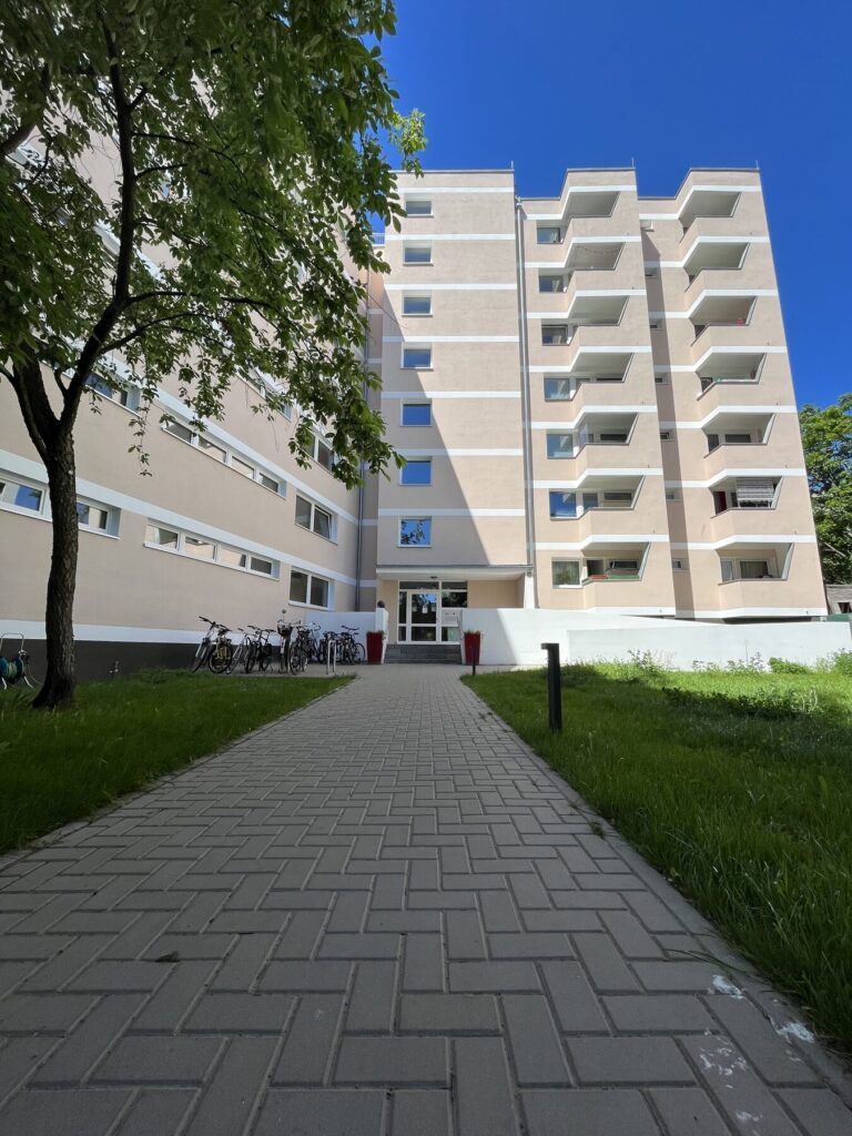 Path through the campus