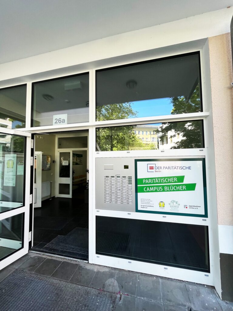 Entrance at Blücherstraße 26A