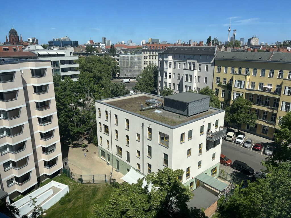 View over the Blücher neighbourhood