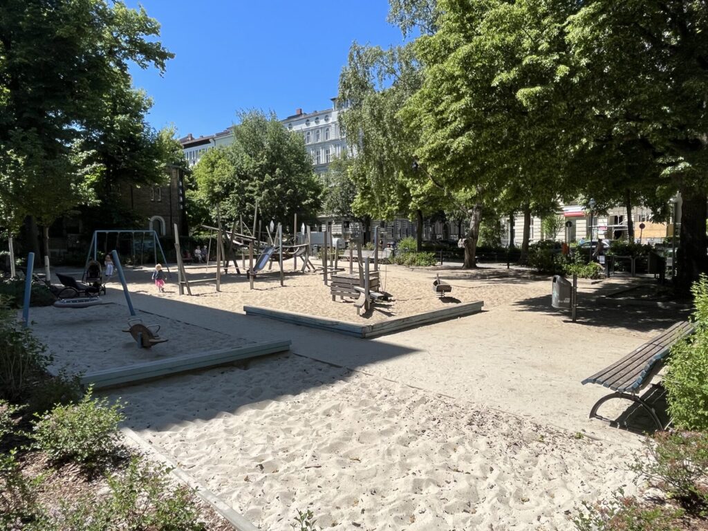 Play area on the campus
