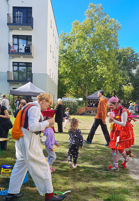 Summer festival for the opening of Campus Blücher